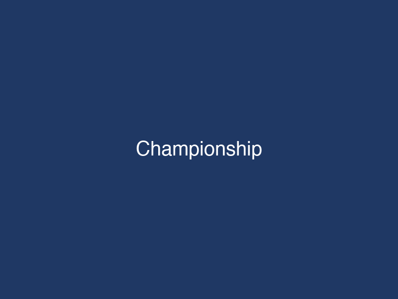 Championship placeholder