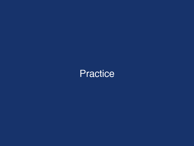 Practice placeholder